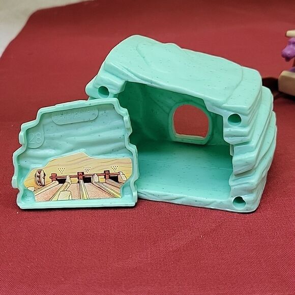 2 Vintage McDonalds Flintstones Mug Glass Cup RocDonalds 1993! - Picture 10 of 16